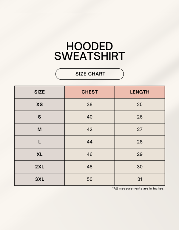 1744981016sizechart.png Father & Daughter Unisex Hoodie